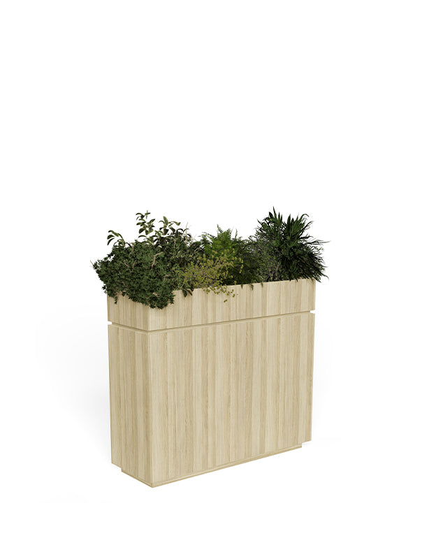 Hinged Door Credenza with Planter Box