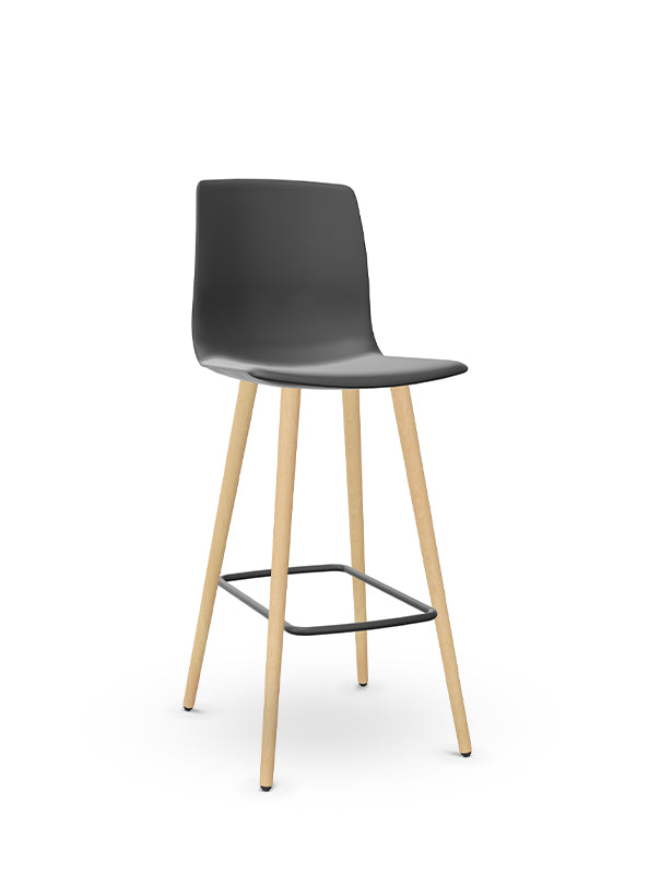 Noom 50 4 Leg Wood Stool